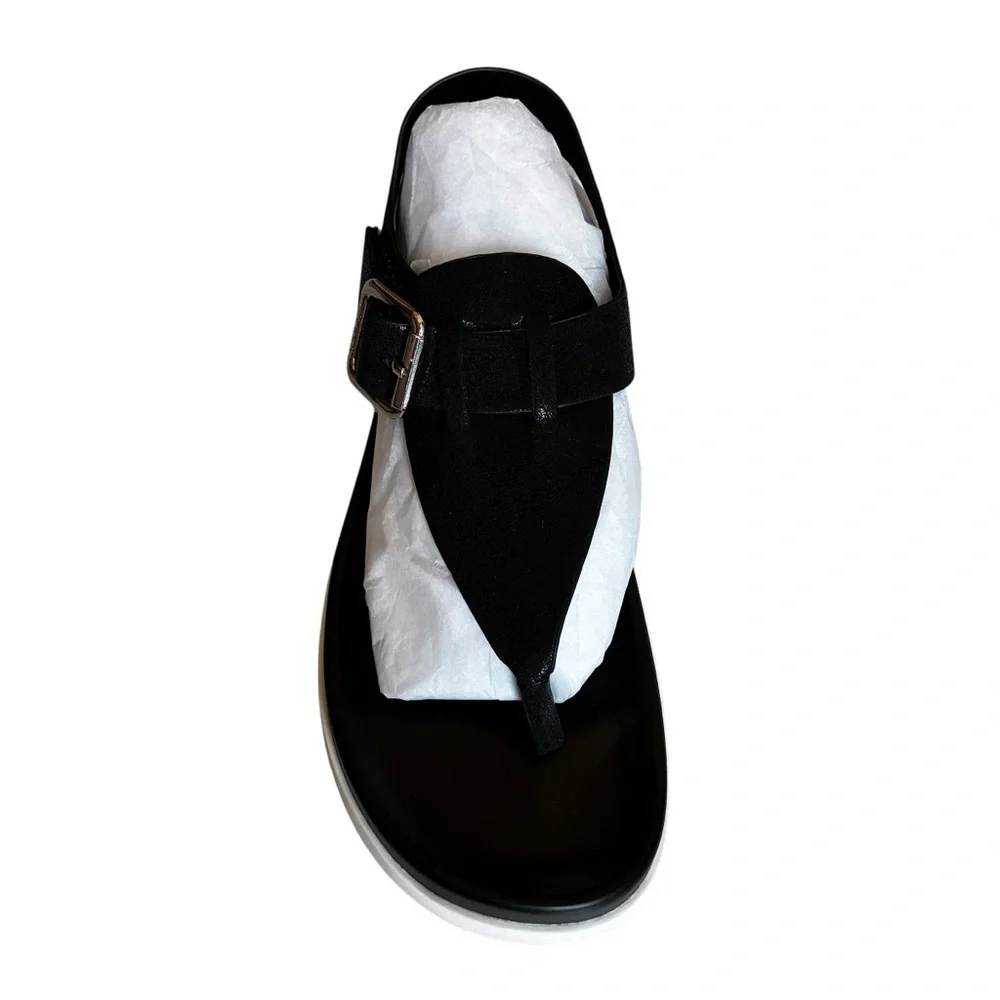 Urban Sport By J Slides Black Metallic Luxe Freya Size 8